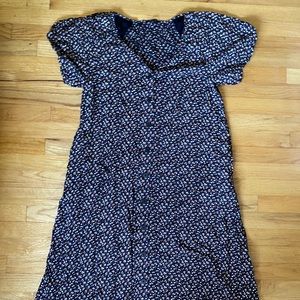 Madewell Floral Midi Dress